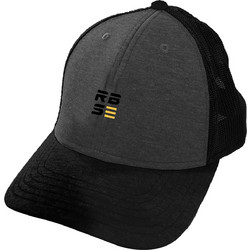 Rebase Ανδρικό Καπέλο Jockey με Δίχτυ Snapback Υφασμάτινο Μαύρο 231-RMHT-08