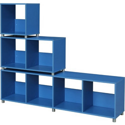 Ραφιέρα RAVENNA Box 4-2-1 Μπλε 151 x 30 x 126