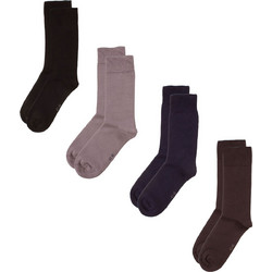 Κάλτσες ανδρικές Organic Cotton Elegant 4 Τεμ. ORGANICTRENDY-Πολύχρωμο