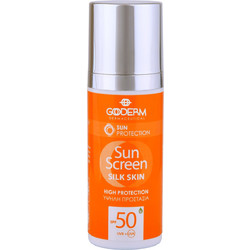 Gooderm Sunscreen Silk Skin Αντηλιακό Gel Προσώπου SPF50 50ml