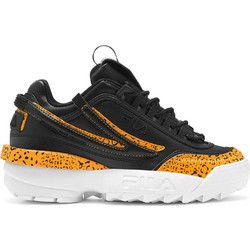 Fila Disruptor II Exp Γυναικεία Sneakers Chunky Μαύρα Πορτοκαλί 5XM01798-015