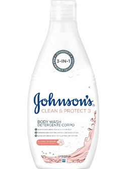 Johnson's Clean & Protect 3 Almond Αφρόλουτρο σε Gel 750ml