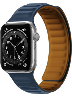 Hurtel Magnetic Λουράκι Σιλικόνης Blue (Apple Watch 38 / 40mm)