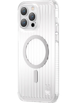Kingxbar PQY Go Out MagSafe Back Cover Silver (iPhone 14 Plus)