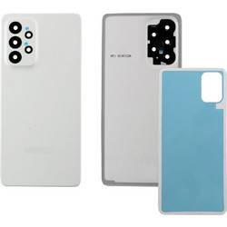 ΚΑΠΑΚΙ ΜΠΑΤΑΡΙΑΣ SAMSUNG A53 A536 ME TZAMAKI KAMEΡΑΣ WHITE OEM