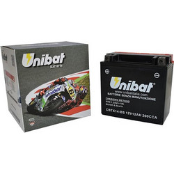 Unibat Μπαταρία Μοτοσυκλέτας CBTX14-BS 200A 12Ah