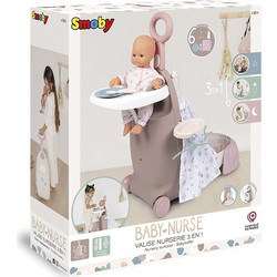 Smoby Baby Nurse Βαλιτσάκι Φροντίδας 3 σε 1 για Κούκλα