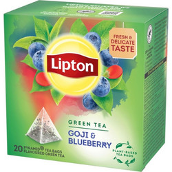 Lipton Green Tea with Goji & Blueberry 20 Φακελάκια