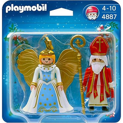 Playmobil Christmas Άη Βασίλης & Άγγελος για 4-10 Ετών 4887