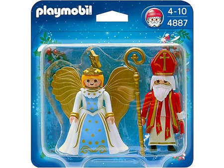 Playmobil Christmas Άη Βασίλης & Άγγελος για 4-10 Ετών 4887