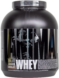 Universal Nutrition Animal Whey Isolate Loaded Chocolate Πρωτεΐνη Ορού Γάλακτος Γράμμωσης 2.3kg