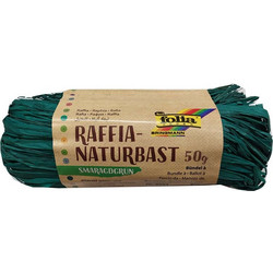 Folia Κορδόνι Χειροτεχνίας Φυσικό Πράσινο Χρώμα 50gr 9054