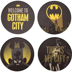 HMB Σετ Κουβέρ Dc Comics Gotham City - Set of 4 Ceramic Coasters (CST4BM11)