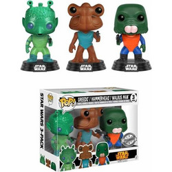 Funko Pop! Star Wars 3-Pack Greedo, Hammerhead, Walrus Man