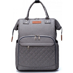 LeQueen Capitone Τσάντα Αλλαξιέρα Πλάτης Capitone Grey B-563