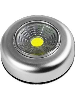 Φωτάκι μπαταρίας με αυτοκόλλητο 50lm Αrcas Flexy Light Cob Led Φ68mm με στιβαρό πλαστικό περίβλημα - 13.02.0068