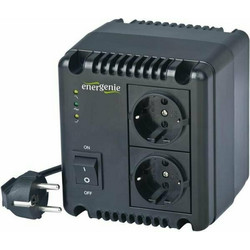 Gembird Energenie GM-AVR1001 Σταθεροποιητής Τάσης Relay 1000VA με 2 Πρίζες Schuko
