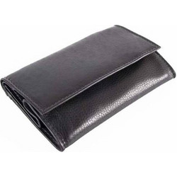 DOMLEATHERS DOMLEATHERS ΔΕΡΜΑΤΙΝΗ ΚΑΠΝΟΘΗΚΗ DL1730 ΜΑΥΡΟ