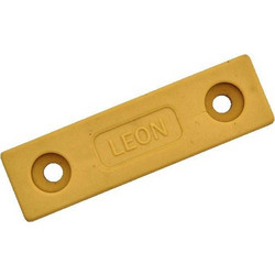 ΠΑΤΙΝΙ ΠΛΑΣΤΙΚΟ ΒΙΔΩΤΟ ΠΛΑΚΕ 55Χ15ΜΜ (500ΤΜΧ) LEON Μπεζ