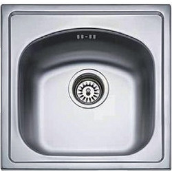 Donau 131DE Νεροχύτης Inox Σαγρέ 44x44cm