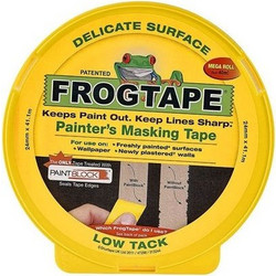Frogtape κίτρινη 24mmx41m χαρτοταινία φρεσκοβαμμένων επιφανειών με Paintblock