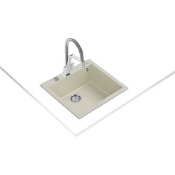 Teka Forsquare 50.40 TG Ένθετος Νεροχύτης Γρανίτη 60cm Bright Cream