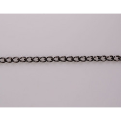 Αλυσίδα σιδερένια 1.0εκ black nickel