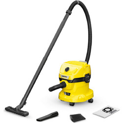 Karcher WD 2-18 Σκούπα Υγρών / Στερεών 1000W με Κάδο 12lt