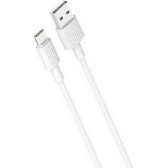 USB A 2.0 Cable Male To Lightning White 1m XO NB156