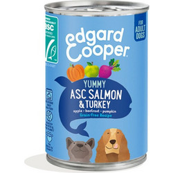 Edgard & Cooper Adult Grain Free with ASC Salmon & Turkey 400gr
