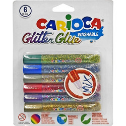 ΚΟΛΑ GLITTER MULTI ΣΕΤ=6Τ CARIOCA 6x10.5mL Carioca 42112