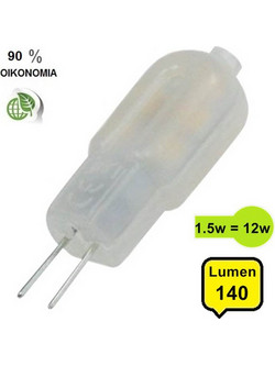 Λάμπα Led G4 1.5w 12 volt 140 Lum.Λευκό Φώς 6000Κ