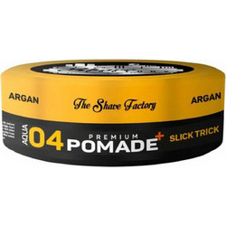 The Shave Factory Argan Oil 04 Pomade Μαλλιών Πολύ Δυνατό Κράτημα Κράτημα 150ml