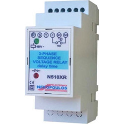 Επιτηρητής τάσεως διαδοχής (2module) N510XR τριφασικός ράγας με χρόνο σταθερής ανοχής - NRP-N510XR