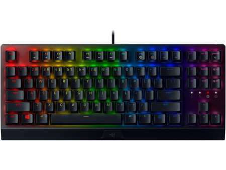 Razer BlackWidow V3 Μηχανικό Gaming Πληκτρολόγιο TenKeyLess με Razer Yellow Διακόπτες RGB Black
