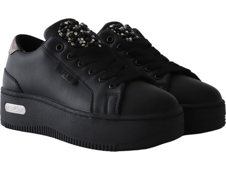 Replay Γυναικεία Sneakers Flatforms Μαύρα GWZ4E.000.C0009L-003
