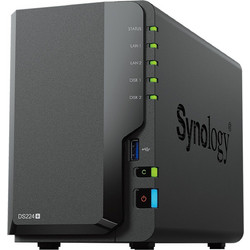 Synology DiskStation DS224+ NAS Tower με 2 Θέσεις για SSD / HDD και 2 Θύρες Ethernet
