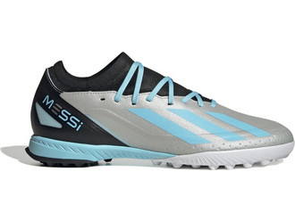 Adidas X Crazyfast Messi.3 IE4074 Ποδοσφαιρικά Παπούτσια με Σχάρα Μαύρα Μπλε Ασημί