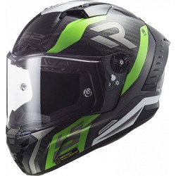 LS2 FF805 Carbon Thunder Supra Fluo Green / White Κράνος Μηχανής Full Face 1400gr