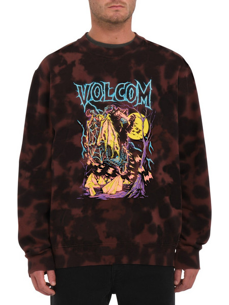 Volcom Max Sherman Ανδρικό Φούτερ Μαύρο Καφέ A4632304-BCL
