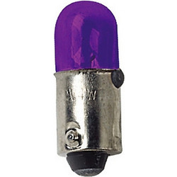 Lampa T4W / BA9S Dashboard Μωβ 12V 4W 2τμχ