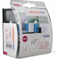 M-tech H7 Powertec Ultra White Αλογόνου 12V 55W 2τμχ