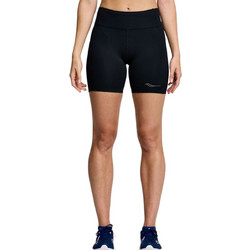 Saucony Fortify Γυναικείο Κολάν Ποδηλατικό Ψηλόμεσο Μαύρο SAW800451-BK