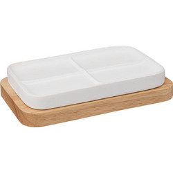 Σαπουνοθήκη (13.2x8.6x2.7) F-V Natureo White 174611A
