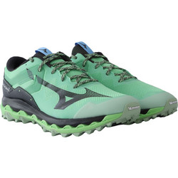 Mizuno Wave Mujin 9 Ανδρικά Αθλητικά Παπούτσια Trail Running Lime J1GJ2270-52