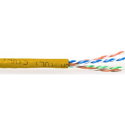 Intronics U/UTP Cat.6 Καλώδιο Δικτύου Ethernet 305m Yellow