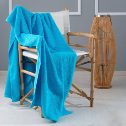Ξενοδοχειακή Πετσέτα Πισίνας Vat Dyed 450gr 80x160cm Joli Τυρκουάζ