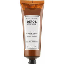 Depot 106 Dandruff Control Intensive Cream Φυτικό Σαμπουάν για Επανόρθωση κατά της Ξηροδερμίας & της Πιτυρίδας 125ml