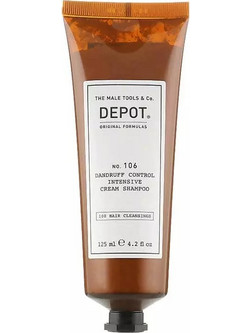 Depot 106 Dandruff Control Intensive Cream Φυτικό Σαμπουάν για Επανόρθωση κατά της Ξηροδερμίας & της Πιτυρίδας 125ml
