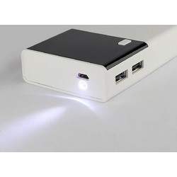 Fontastic Eris Power Bank 6000mAh με 2 Θύρες USB-A White